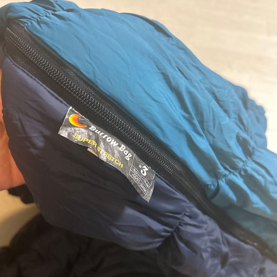 mont-bell Burrow Bag #3 寝袋　モンベル　シュラフ