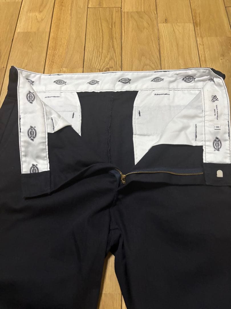 Dickies ダークネイビー ワークチノパンツ