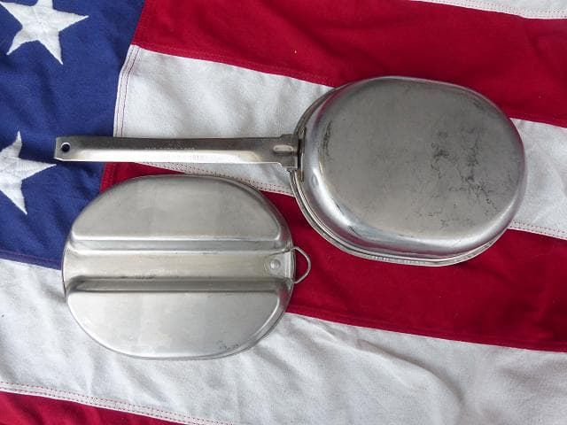 1982” ＳＭＰ 米軍実物　メスキットパン 308 食器　フライパン