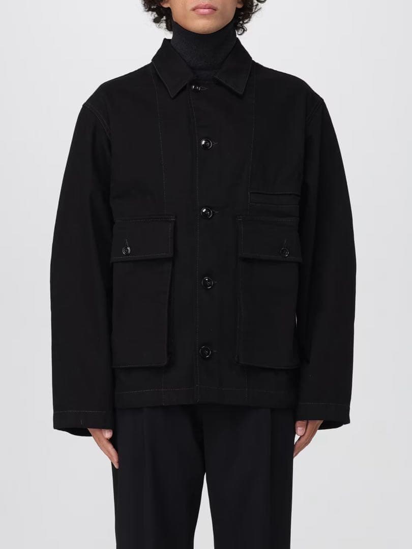 LEMAIRE ブラック ボクシー デニムジャケット sizeS