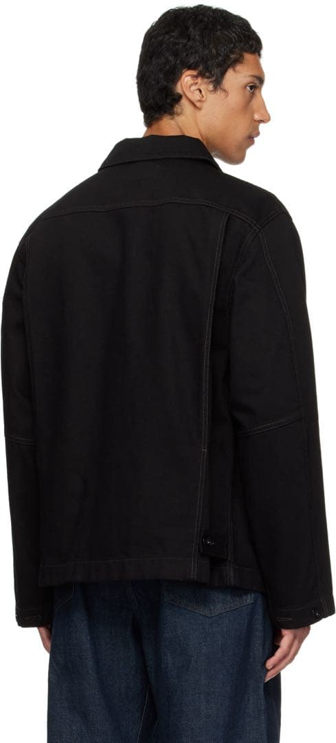 LEMAIRE ブラック ボクシー デニムジャケット sizeS