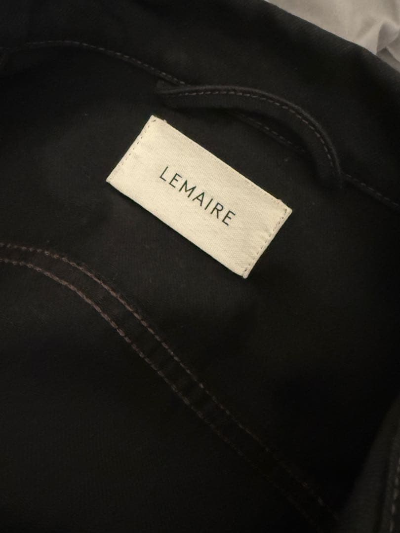 LEMAIRE ブラック ボクシー デニムジャケット sizeS