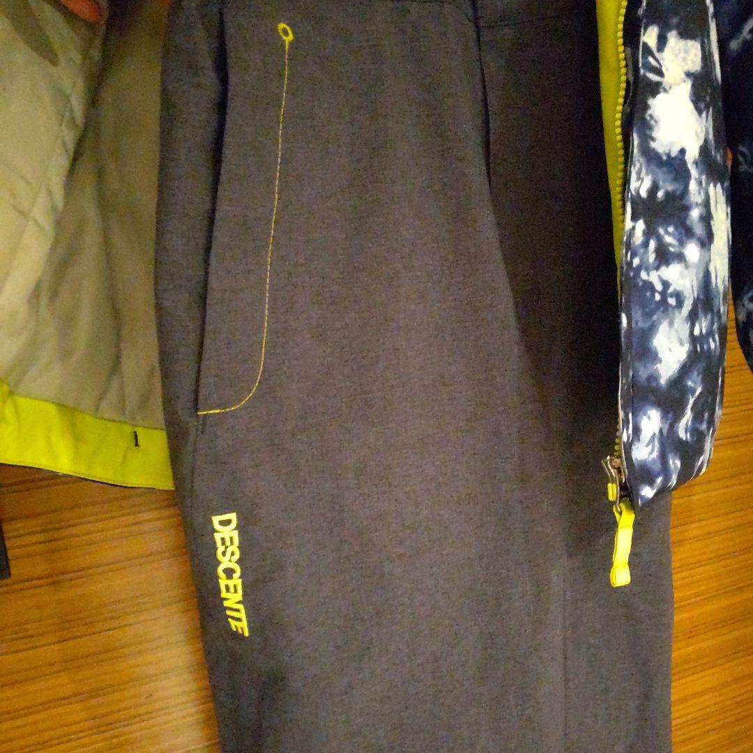DESCENTE スキーウェア 150サイズ ネイビー/イエロー