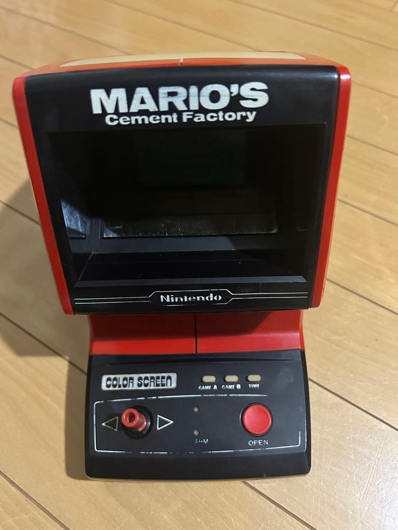 【レトロ玩具】任天堂マリオ'sセメントファクトリー （1983年製品）