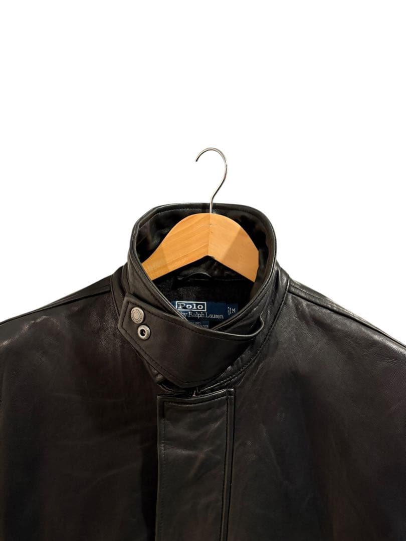 90s ラルフローレン カーコート レザージャケット Size M