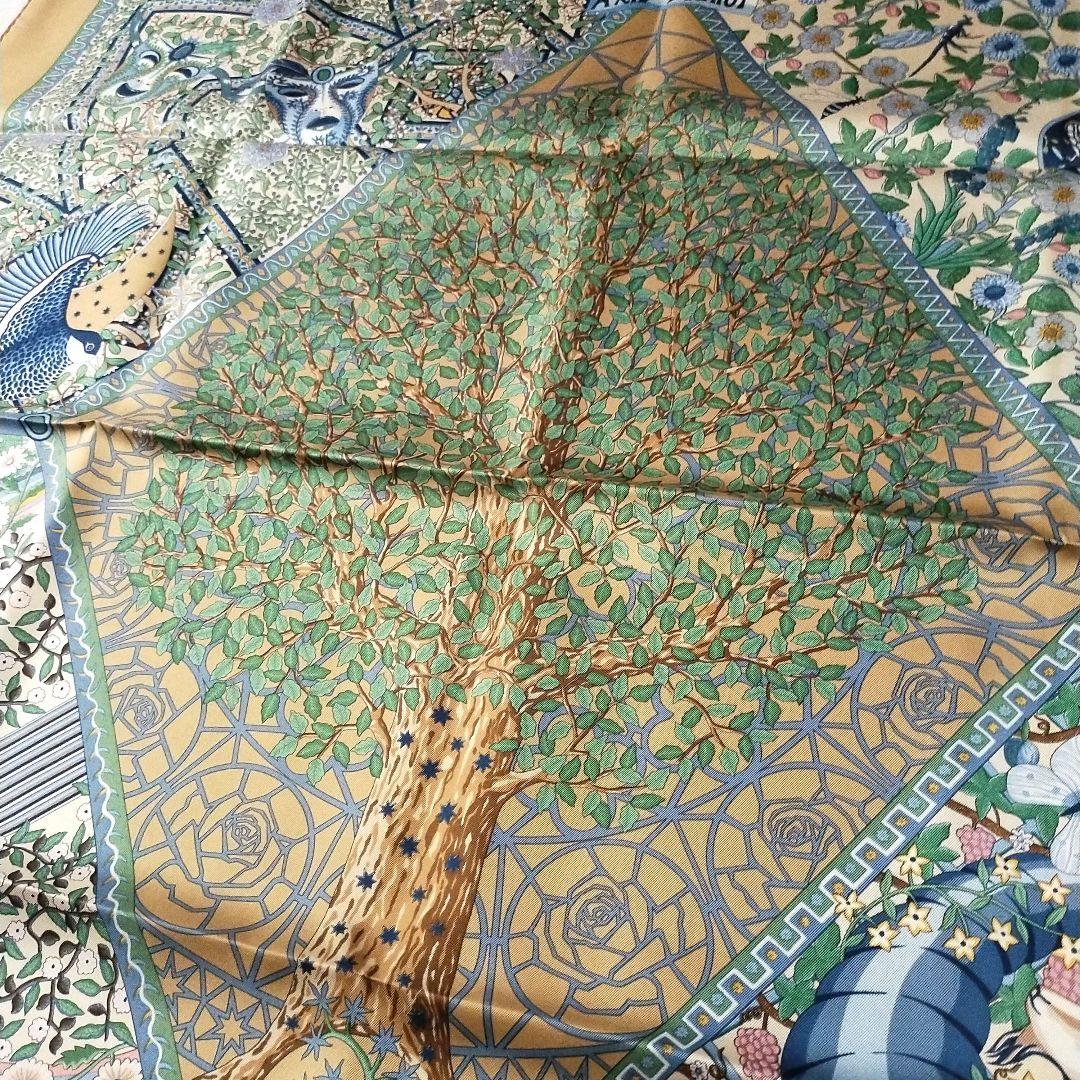 ☘️新品未使用☘️ HERMES カレ90　世界の中心軸 Axis Mundi