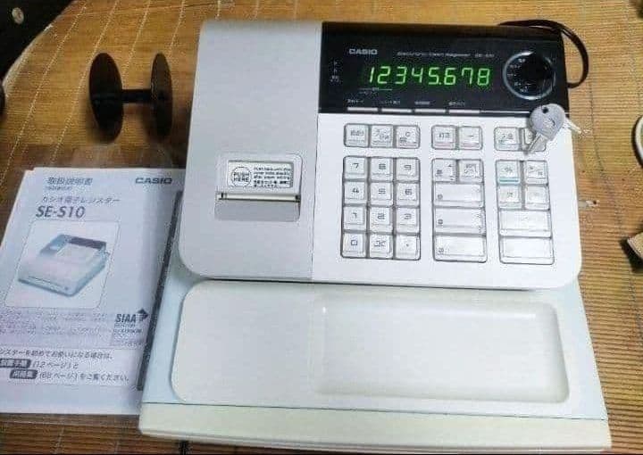 カシオレジスター　SE-S10　人気コンパクト送料無料　331177