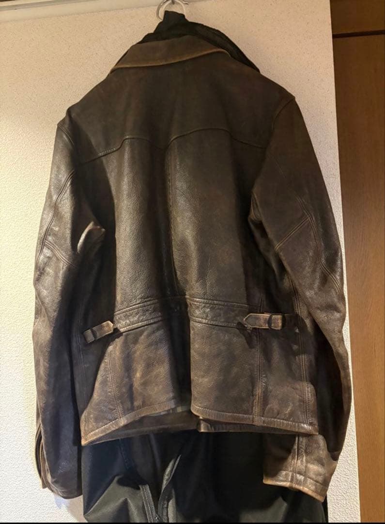 最終割！極美品！RRL レザーモトジャケット　ダブルライダースジャケット