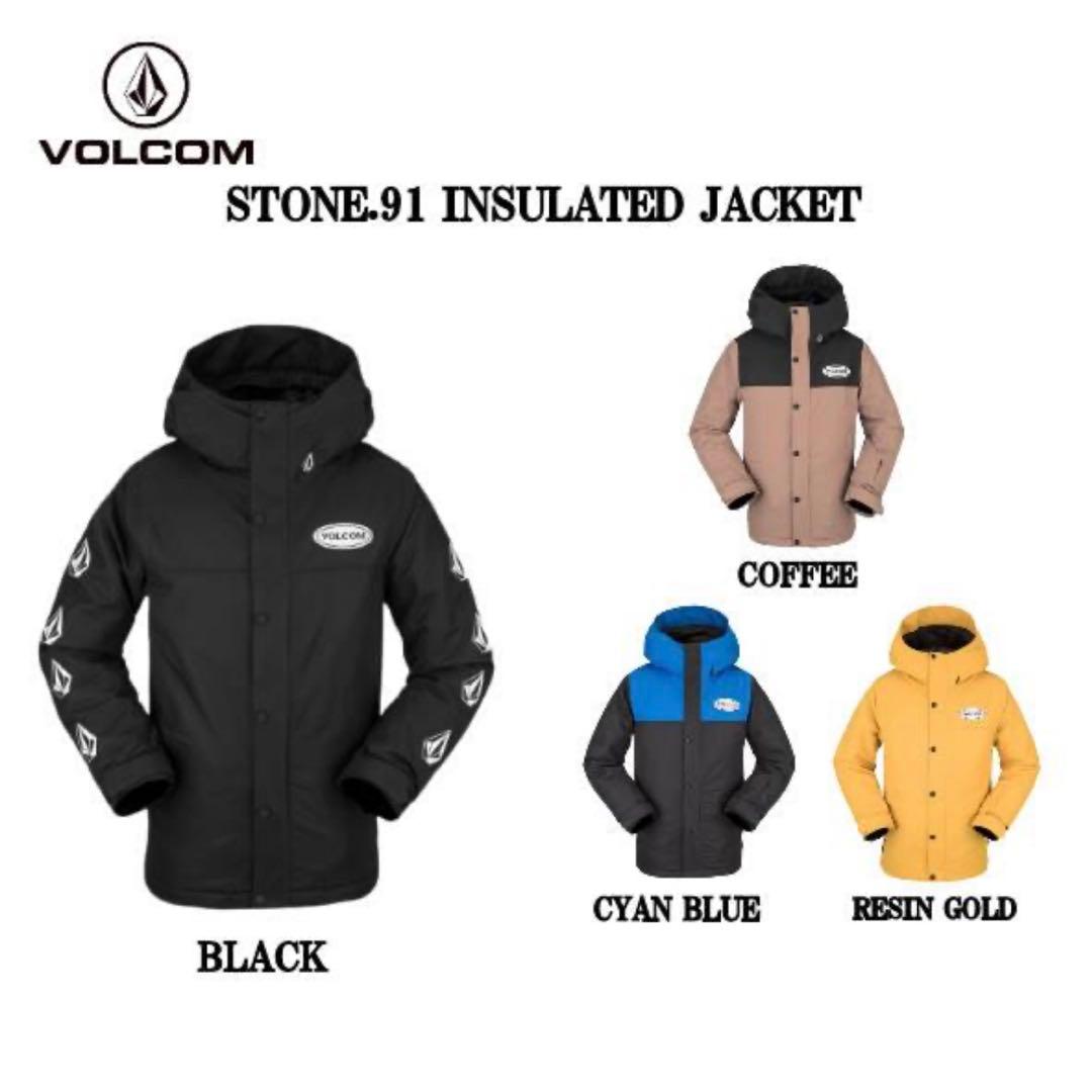 VOLCOM スノージャケット キッズ　サイズL ブラック
