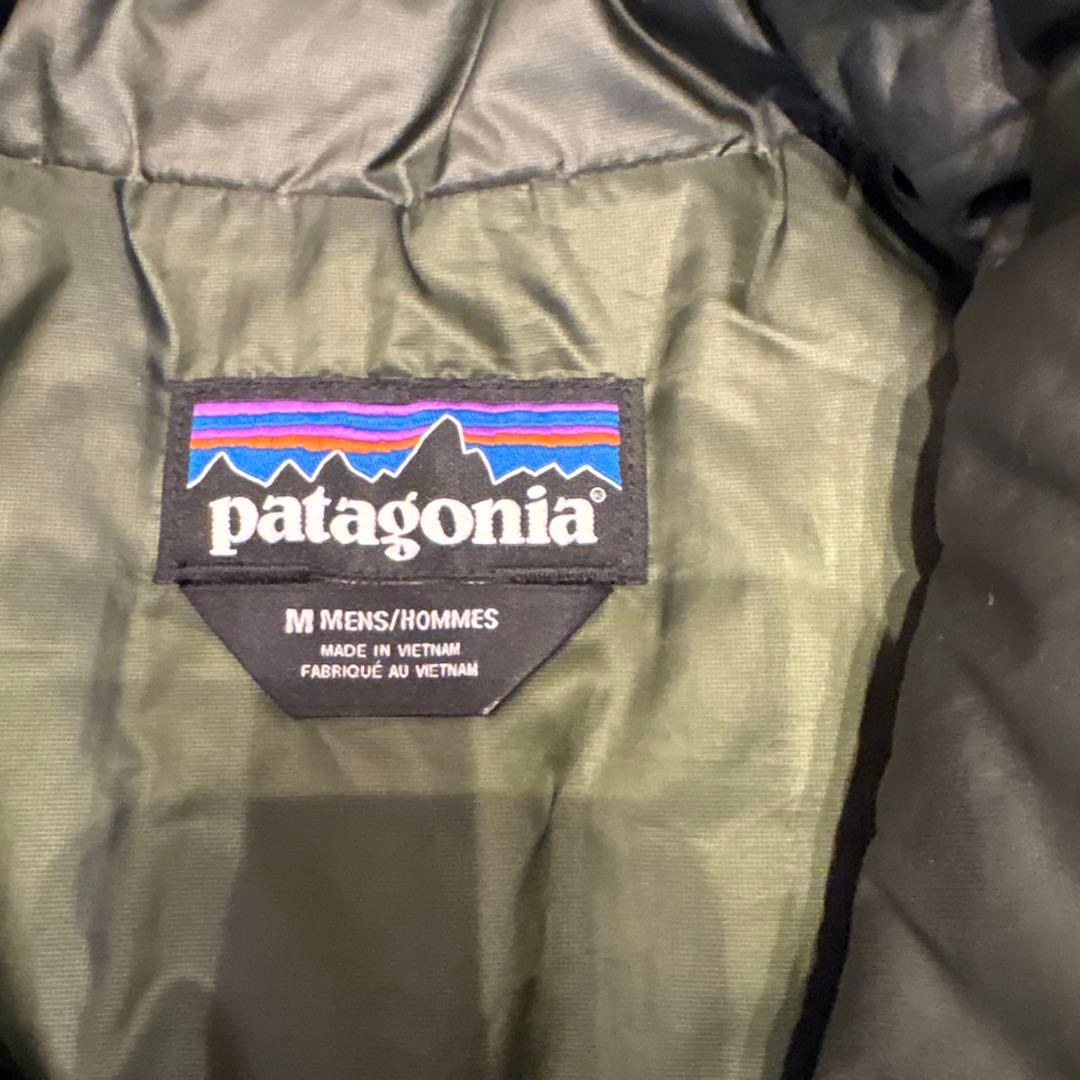 patagonia M ダウンベスト ダークグリーン