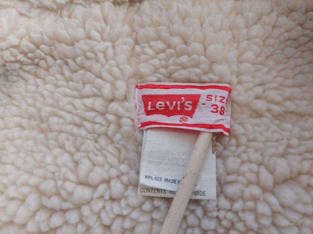 70's Levi's 70605 リーバイス ボアジャケット USA 刻印52