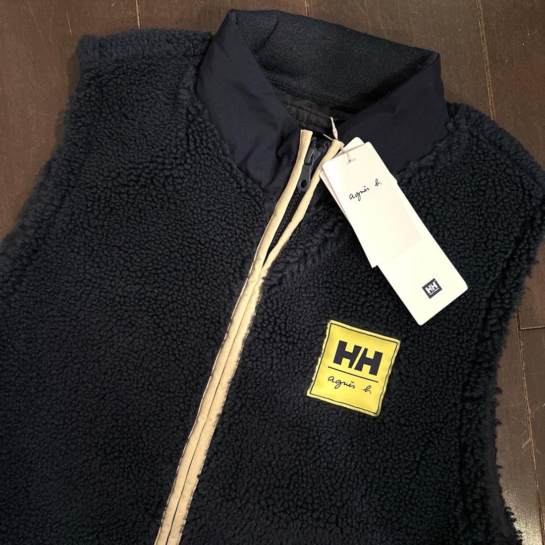 新品　アニエスベー✖️ヘリーハンセン　ボアベスト　ユニセックスLサイズ