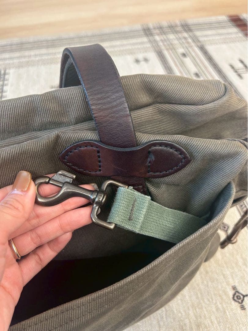 フィルソン FILSON キャンバス トートバッグ ウィズ ジッパー