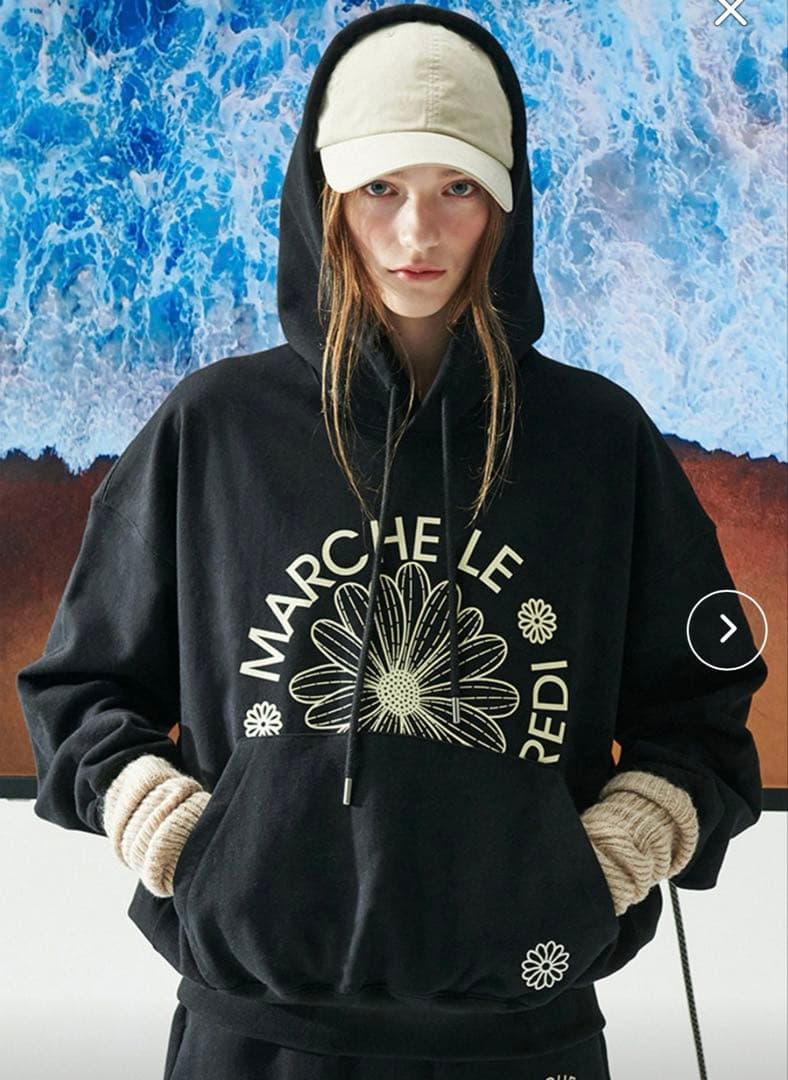 トップス Mardi Mercredi HOODY MARCHE EMBLEM