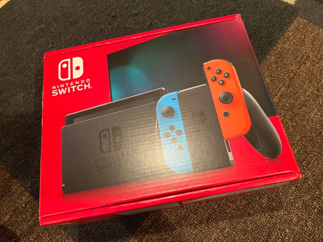 【新品未使用】Nintendo Switch 本体 赤/青