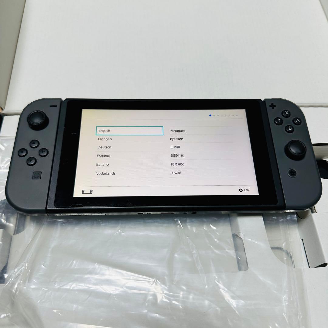 Nintendo Switch グレー 本体 箱付き