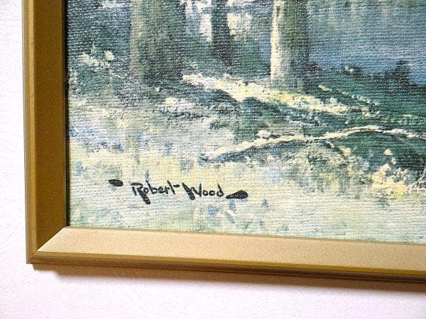 ビンテージ Robert Wood ロバートウッド 複製画 レトロ 昭和 当時物