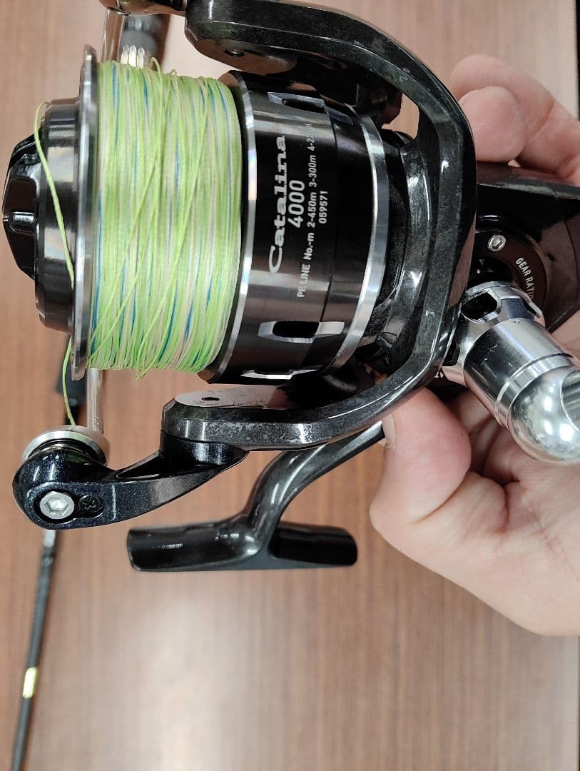 Daiwa Catalina 4000 リールとJ63ML S.Eのセット