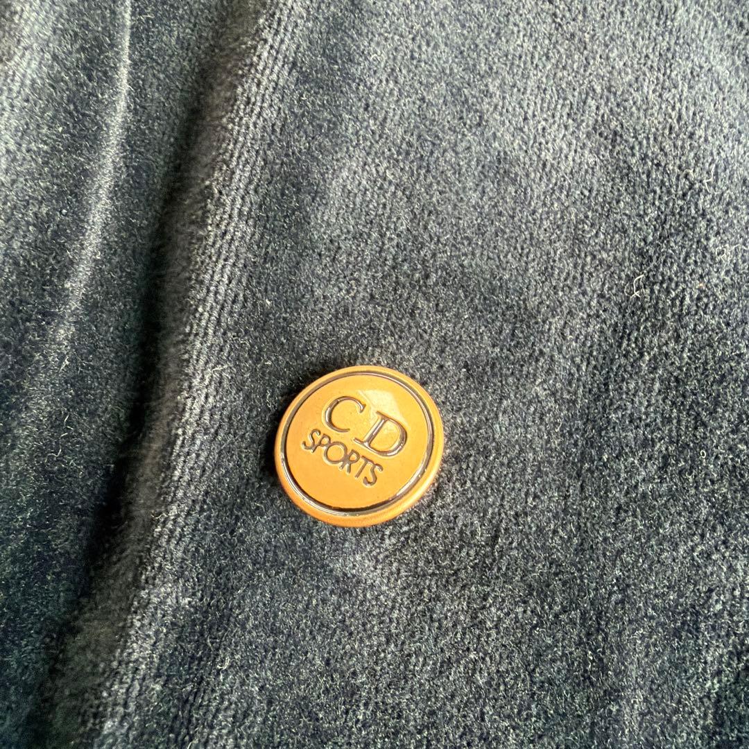 希少 美品 Christian Dior SPORTS ベロア ダブル コート