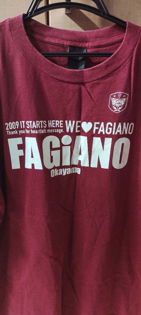 FAGIANO Okayama 応援Tシャツ 背番号12