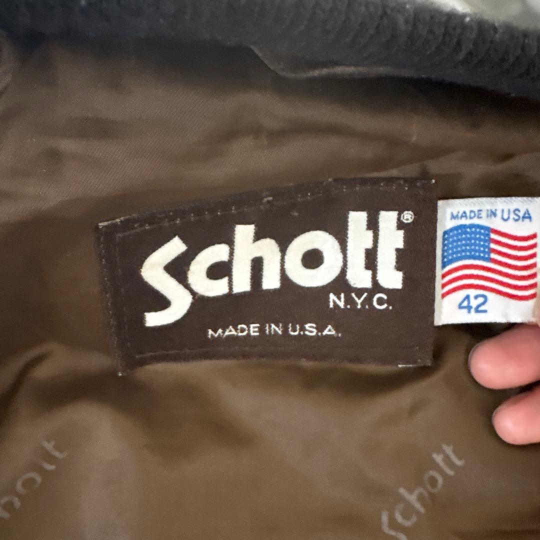 USA製 SCHOTT【スエードレザー 】ボンバージャケット 90s 短丈
