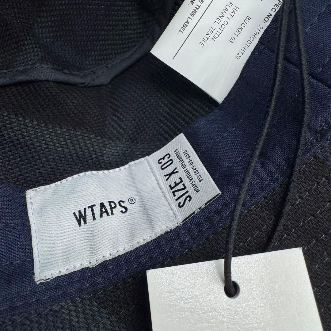 新品 WTAPS コットンフランネル バケット ハット　X03