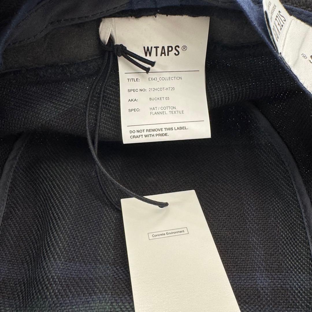 新品 WTAPS コットンフランネル バケット ハット　X03