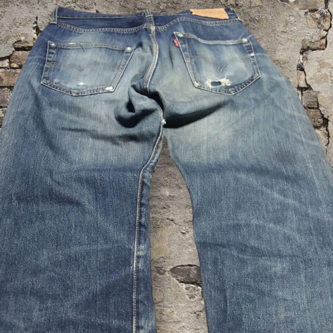 a*4様 Levi's501XX BIGE 赤耳 ボタン裏555 W32 L36