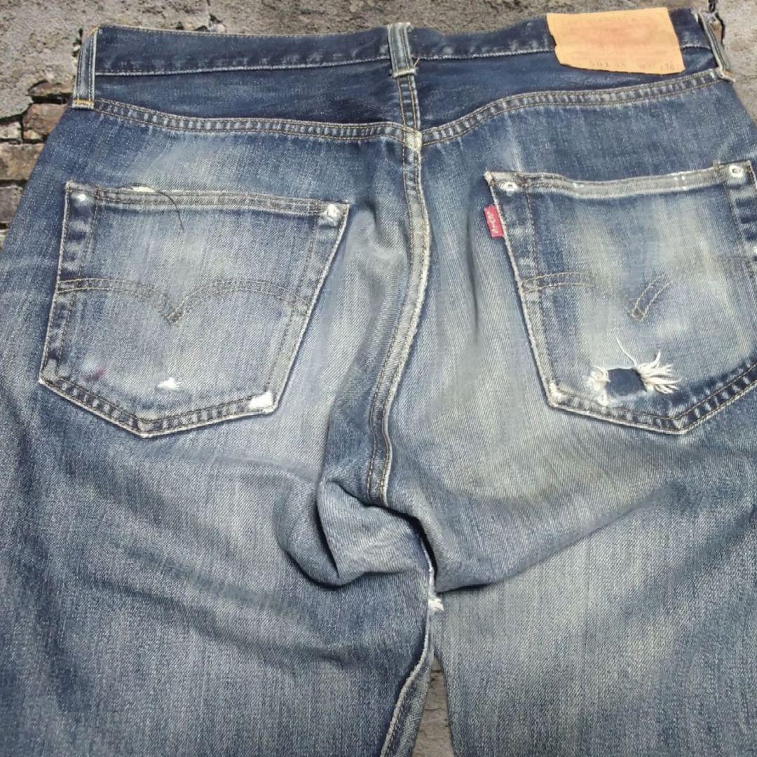 a*4様 Levi's501XX BIGE 赤耳 ボタン裏555 W32 L36