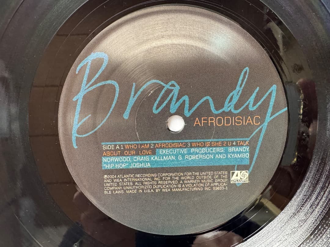 【再生確認済】Brandy ブランディ/Afrodisiac【Sterling】