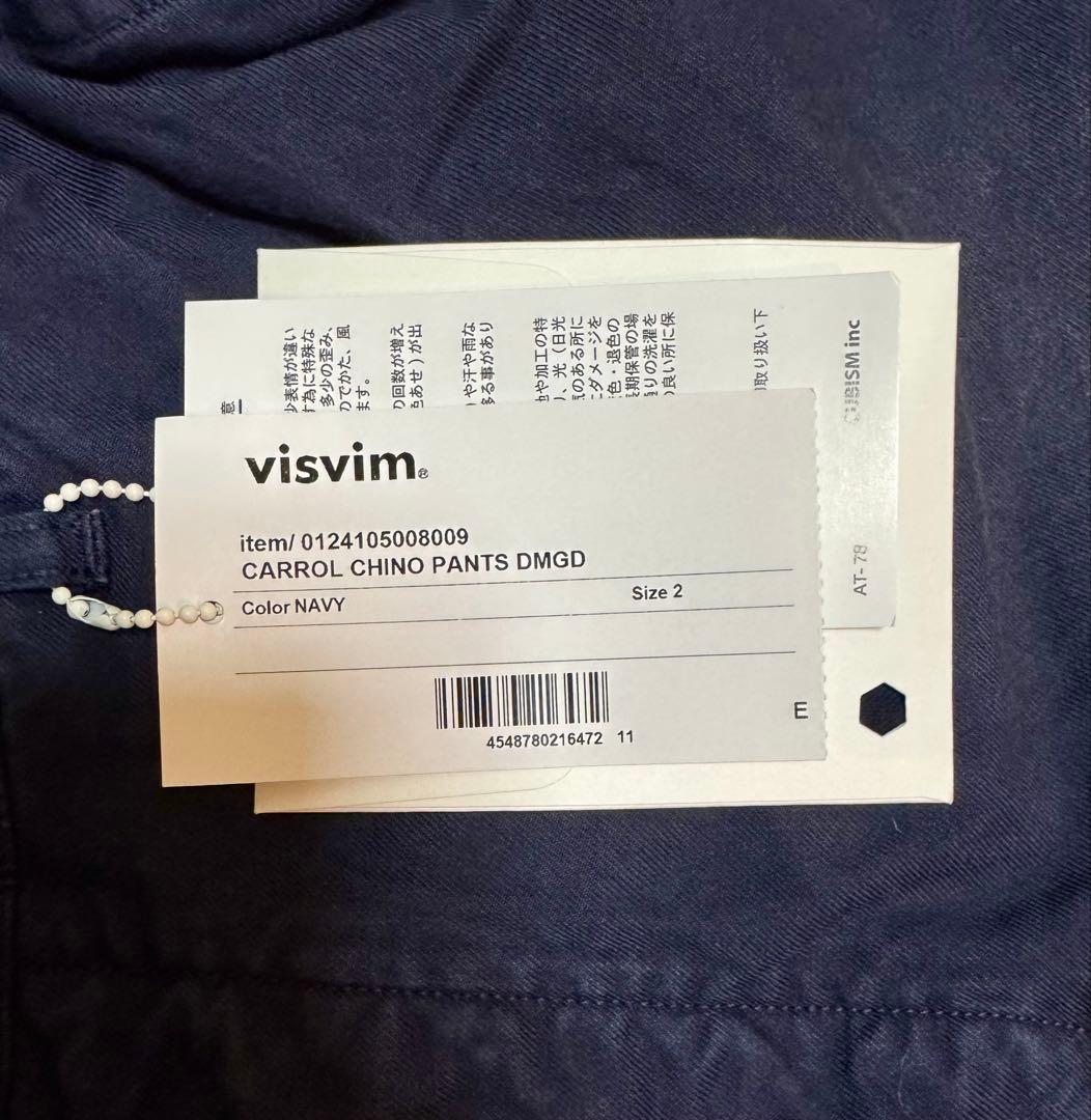 visvim CARROL CHINO PANTS DMGD 2 新品未使用
