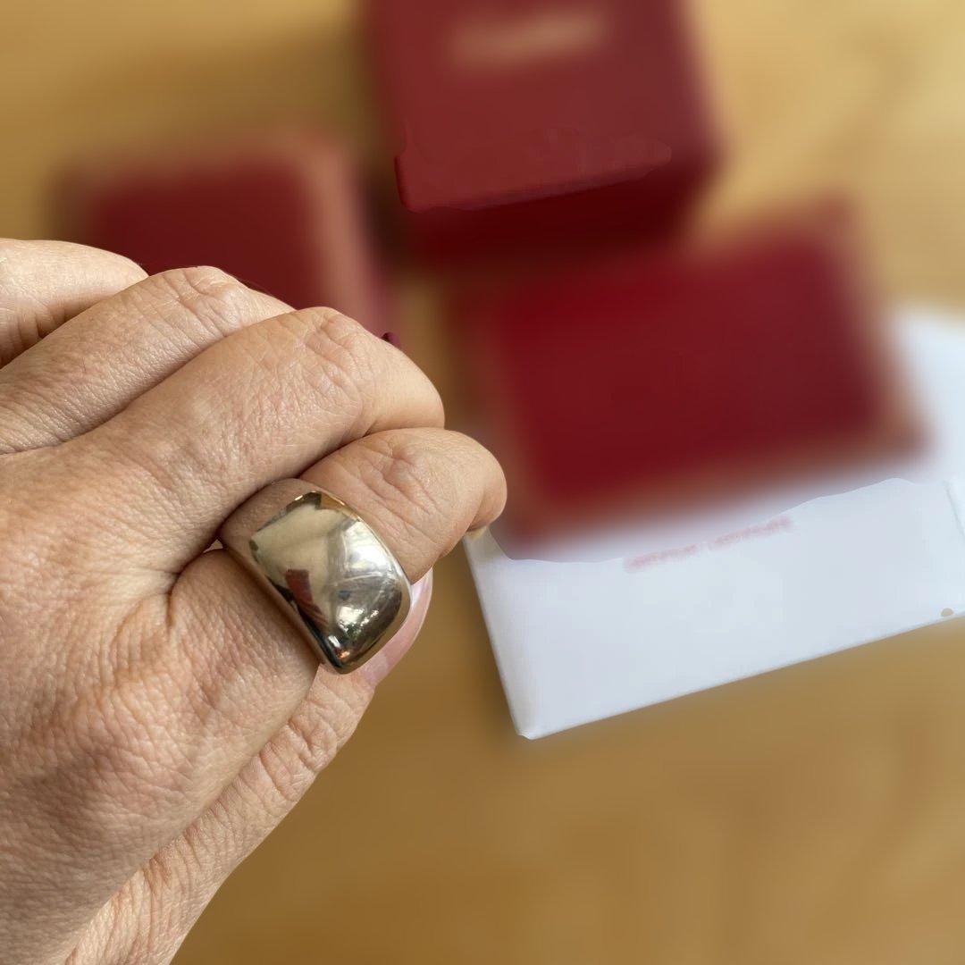Cartier ヌーベルバーグk18wgリング 箱・証明書付き13号