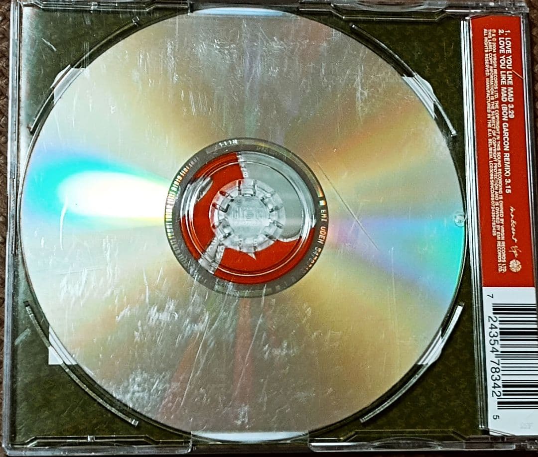 洋楽 VS LOVE YOU LIKE MAD 0724354783425