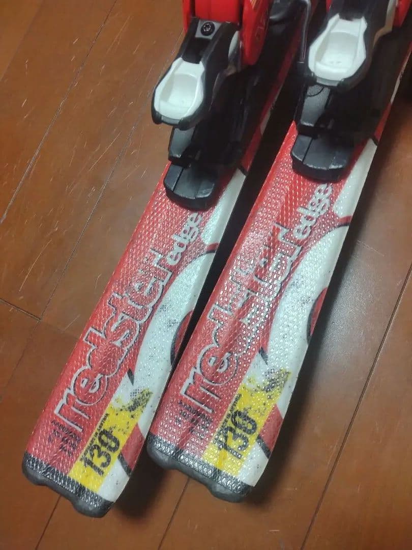 【状態良好☆】130cm　ATOMICスキー板セット♪　送料無料！