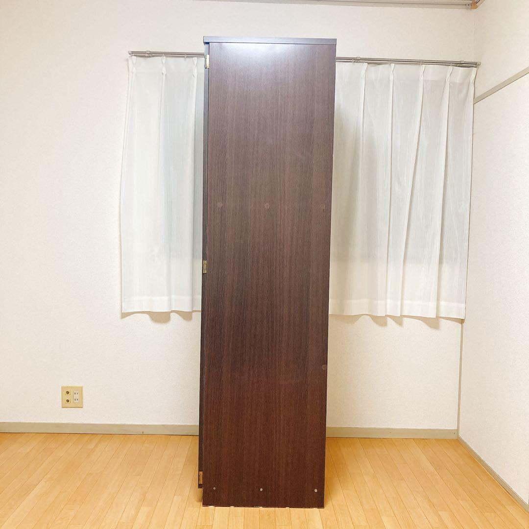 完成品 ロッカーシリーズ 扉つき マルチ収納 ダークブラウン 棚 ストック 収納