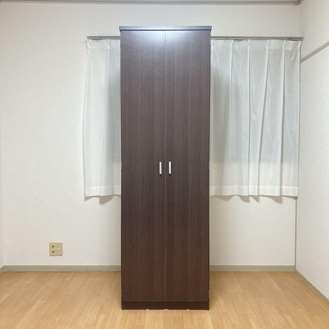 完成品 ロッカーシリーズ 扉つき マルチ収納 ダークブラウン 棚 ストック 収納