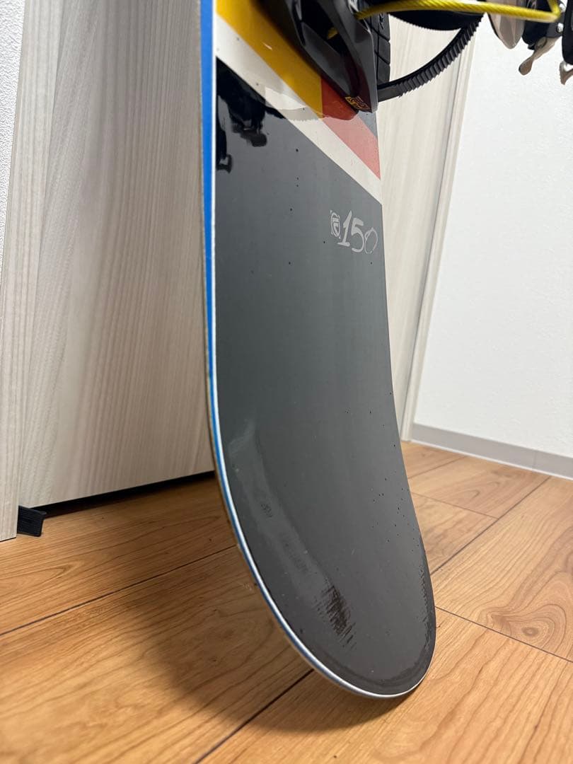 美品 FLOW MERC ロッカーボード スノボ グラトリ ビンディング ジブ