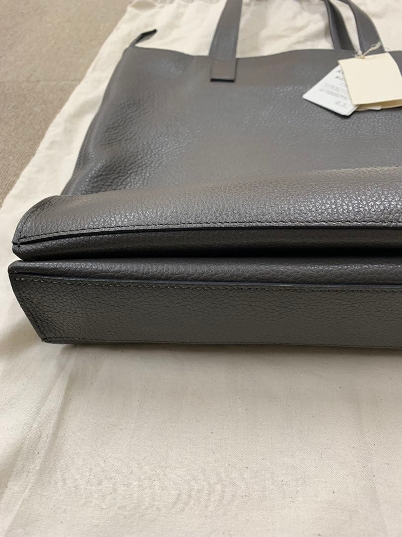 [タグ付き] タケオキクチ　グレー レザー トートバッグ