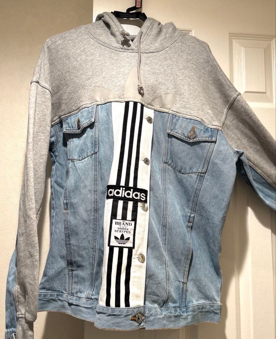 adidas アディブレイク デニムパーカー