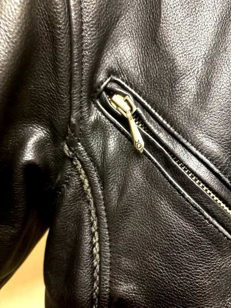 Harley-Davidson ダブルライダースジャケット ブラック XS 美品