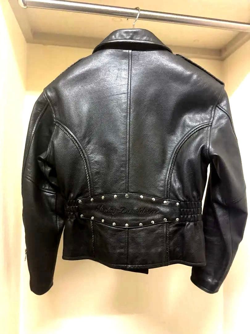 Harley-Davidson ダブルライダースジャケット ブラック XS 美品