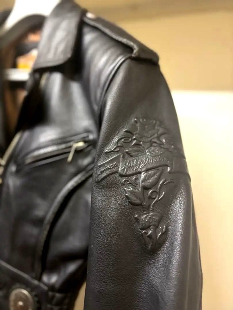 Harley-Davidson ダブルライダースジャケット ブラック XS 美品