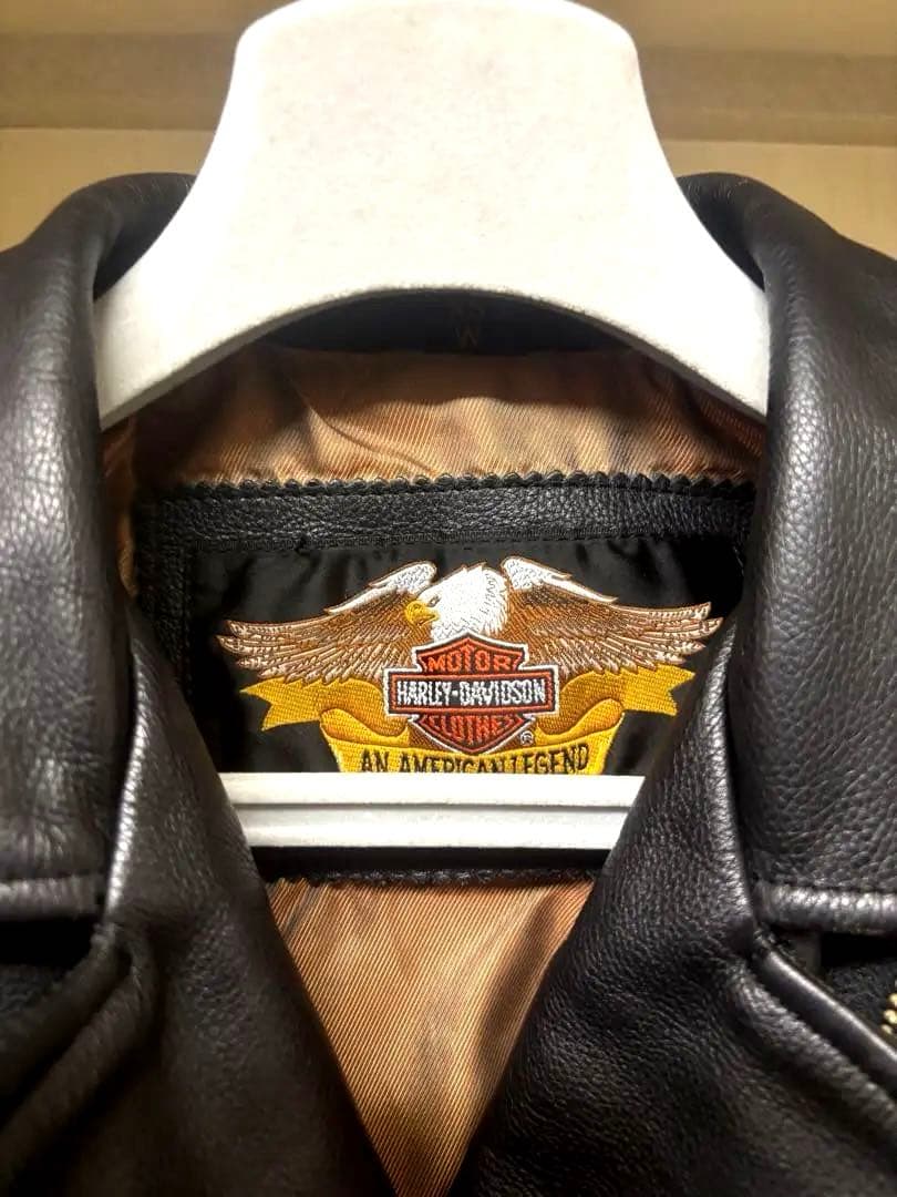 Harley-Davidson ダブルライダースジャケット ブラック XS 美品
