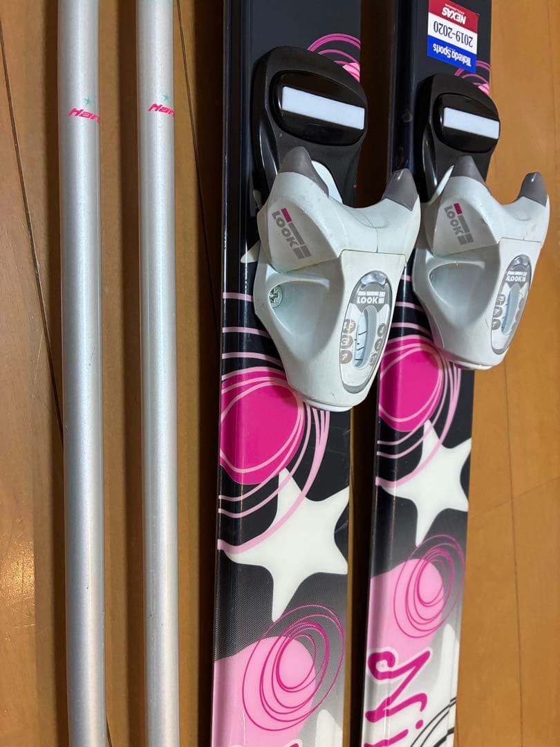 美品スキーセット板130cm靴23or24cm 125〜145cm位のお子様