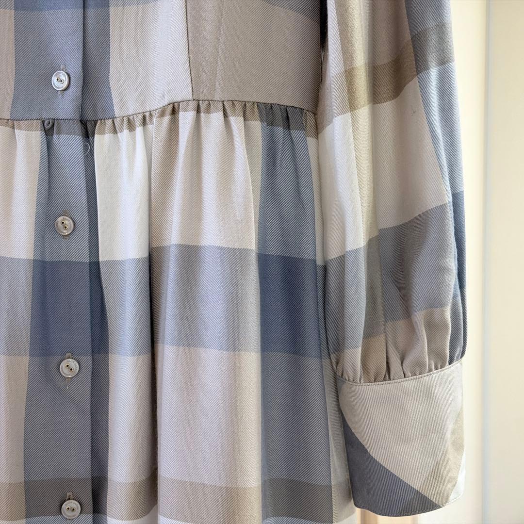 【美品】BLUE LABEL シャツワンピース マキシ丈