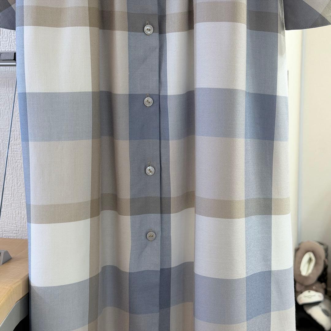 【美品】BLUE LABEL シャツワンピース マキシ丈
