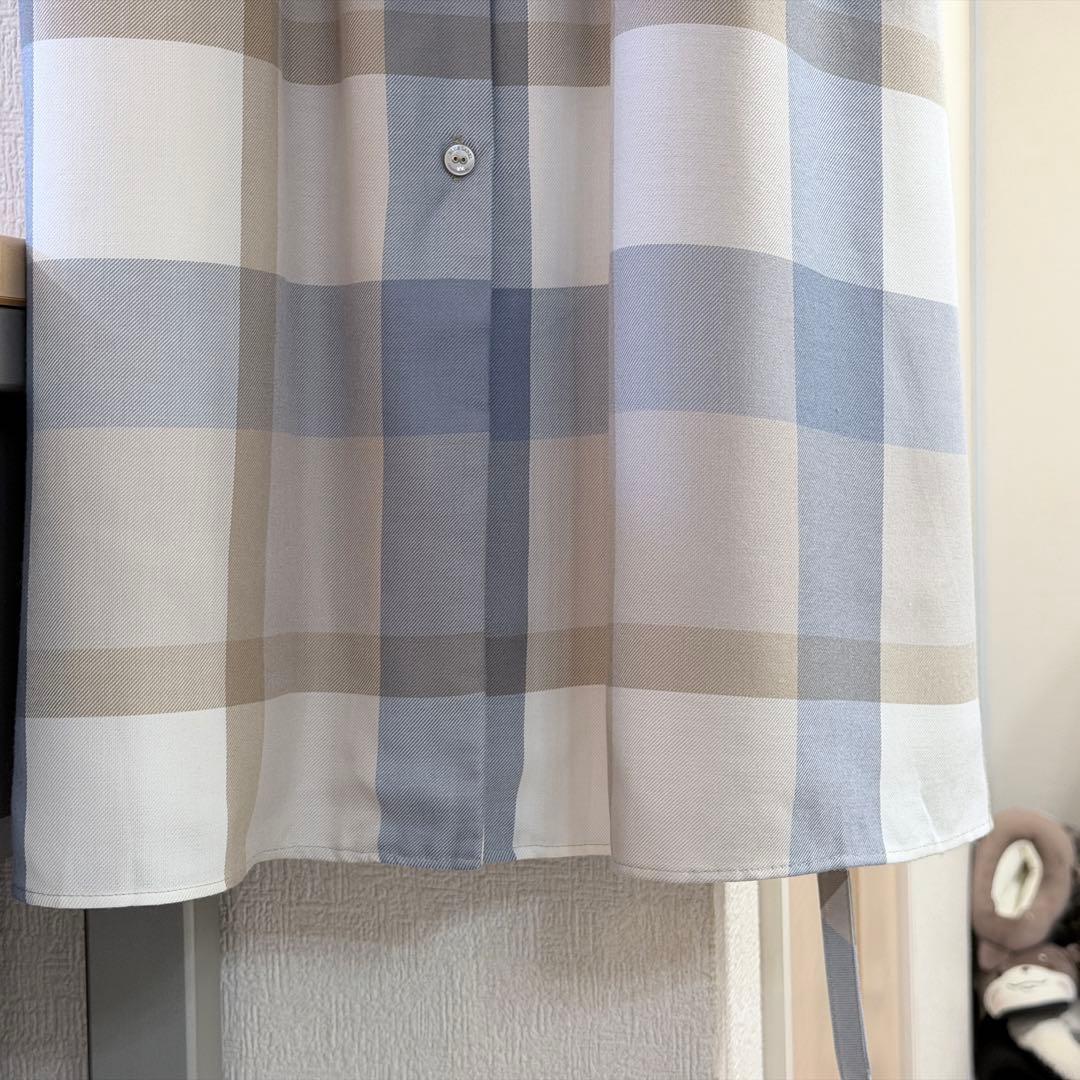 【美品】BLUE LABEL シャツワンピース マキシ丈