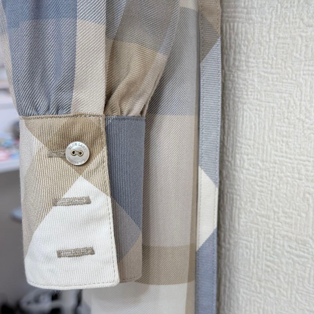 【美品】BLUE LABEL シャツワンピース マキシ丈