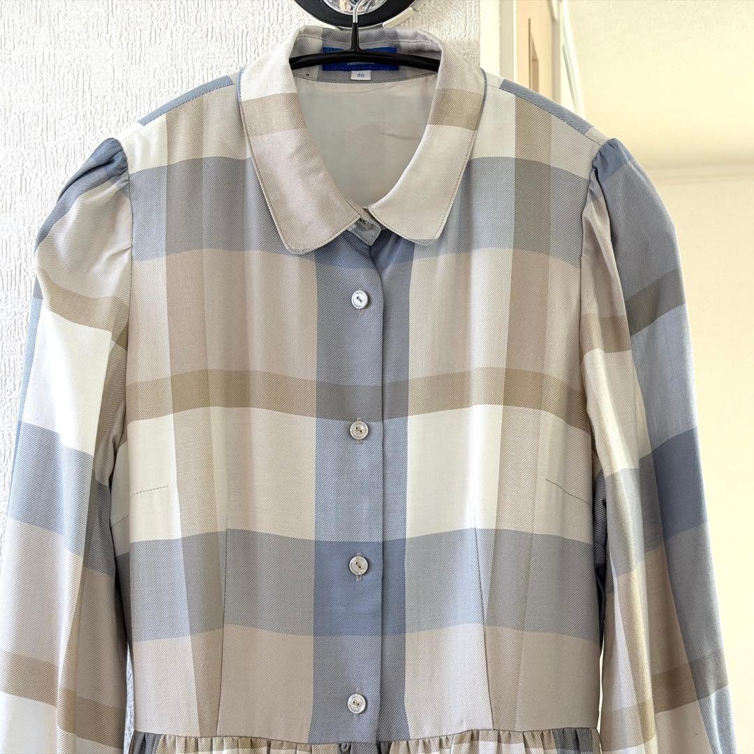 【美品】BLUE LABEL シャツワンピース マキシ丈