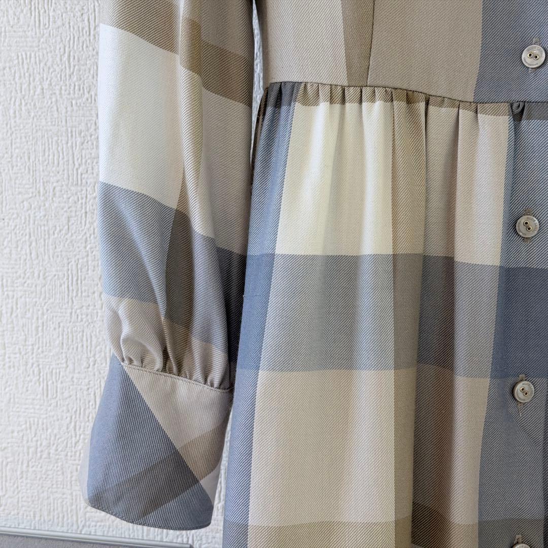 【美品】BLUE LABEL シャツワンピース マキシ丈
